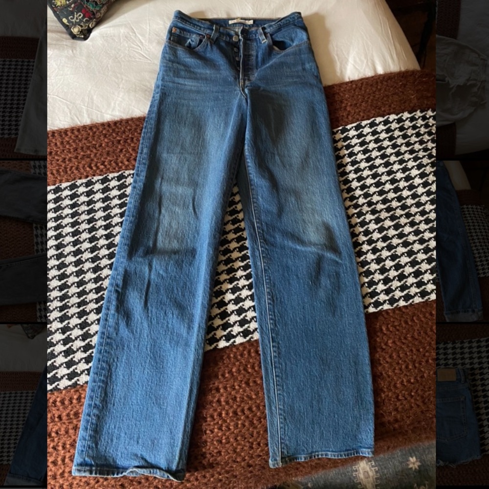 Full length Levi’s Ribcage Jeans - Medium wash